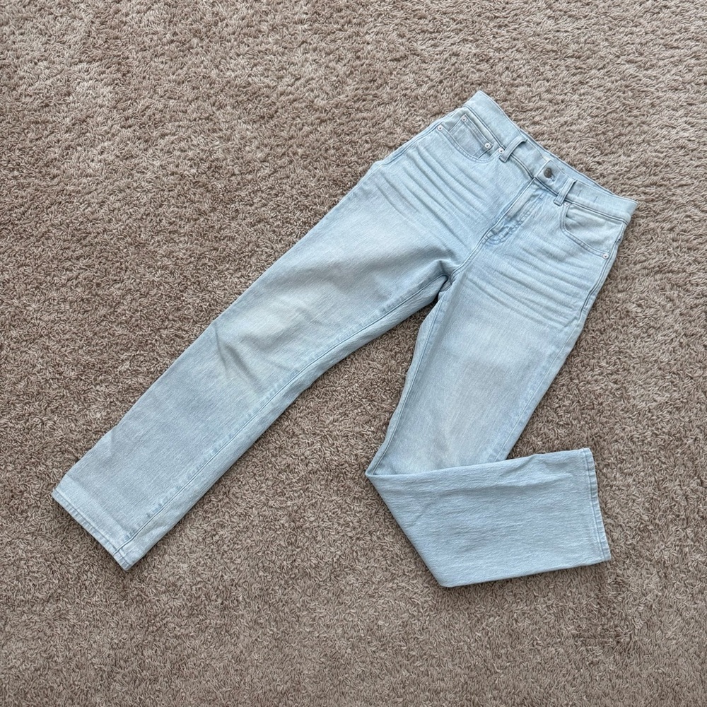 Madewell Light Wash 90s Straight Denim Jeans